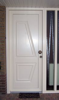 Witte voordeur